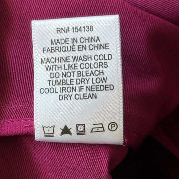 Staud Ilana Mini Dress Syrah Plum Purple Size Large NWT - Picture 10 of 10